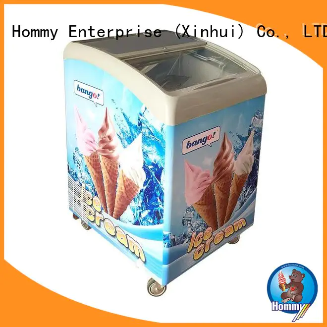 Hommy China gelato freezer supplier for display ice cream