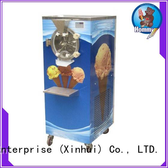 Hommy sturdy construction commercial gelato machine fast shipping for ice cream shop