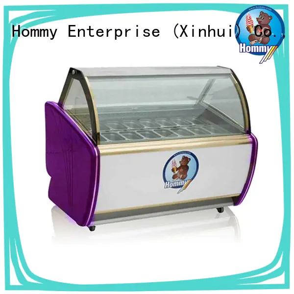 multifunctional gelato freezer stainless steel from China for display ice cream