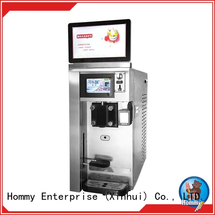 Hommy quality assurance vending machine ice cream manufacturer for beverage stores