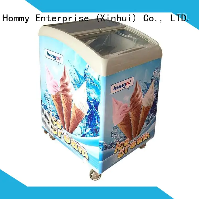 Hommy China ice cream showcase manufacturer for display ice cream