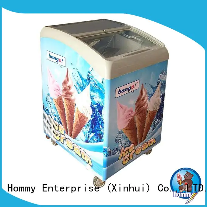 China ice cream display stainless steel personalized for supermarket