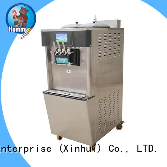 Hommy unreserved service soft ice cream maker wholesale for snack bar