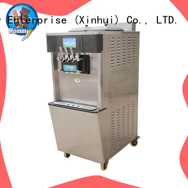 Hommy unreserved service commercial soft serve ice cream machine solution for supermarket