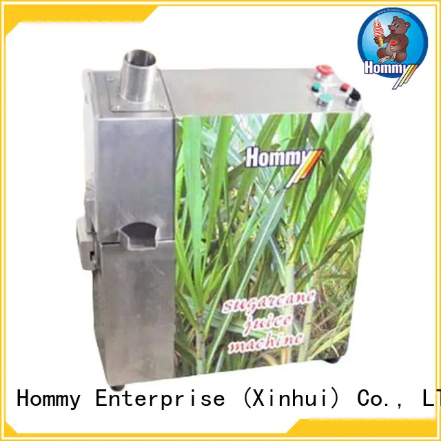 Hommy professional sugar cane juicer machine manufacturer for supermarket