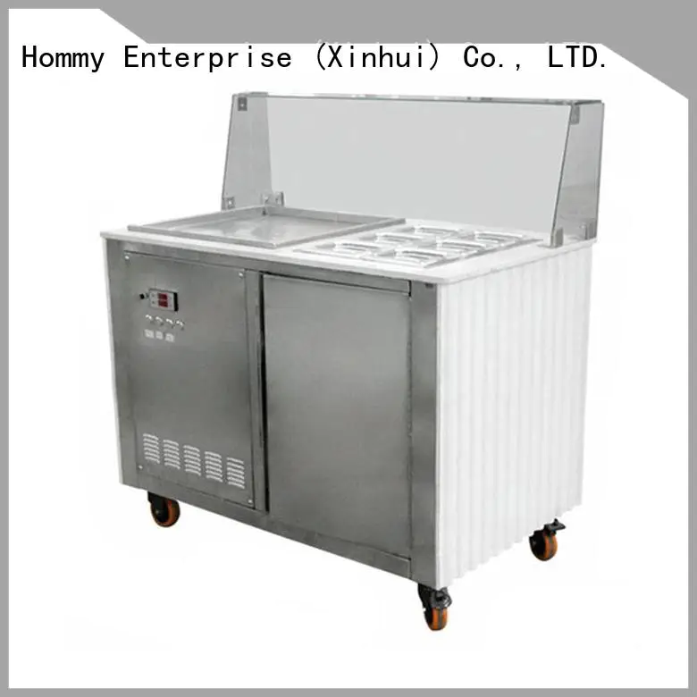 Hommy ice cream roll machine price exporter