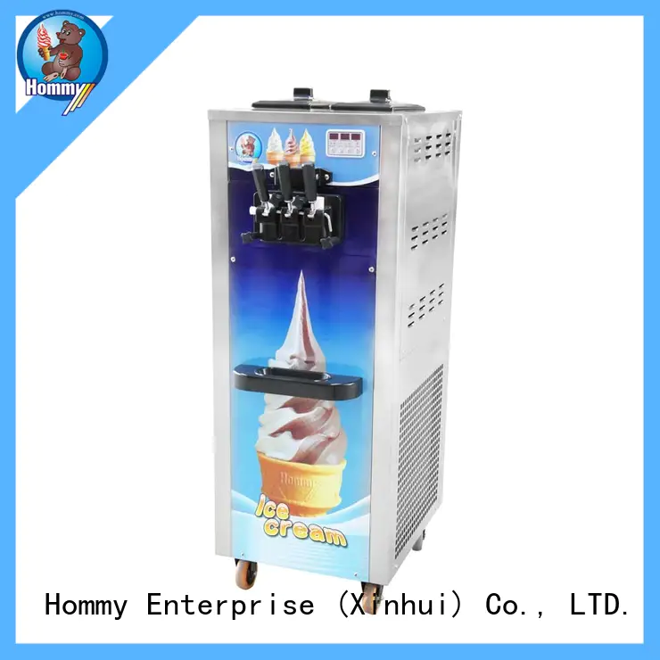 Hommy commercial commercial ice cream machine solution for supermarket