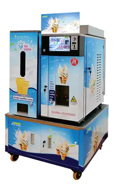 Hm116c Table Top Frozen Yogurt Ice Cream Vending Machine For Shop