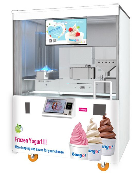 Yogurt vending clearance machine