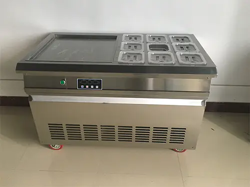 Hm-Sm-600 Thailand Outdoor Stir-Fry Ice Cream Machine Cost