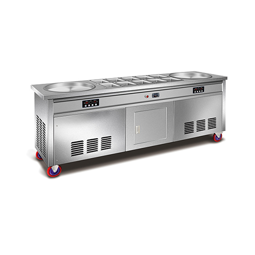 Hm-Sm-900 Mobile Cold Temperature Pan Fried Ice Cream Machine