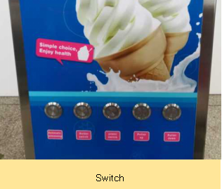 Hm26 One Shot Ice Cream Uk Dispenser Machine Factory Cost