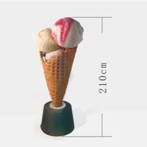Standing Huge Fake Ice Cream Point-Of-Sale Display Promotional Model