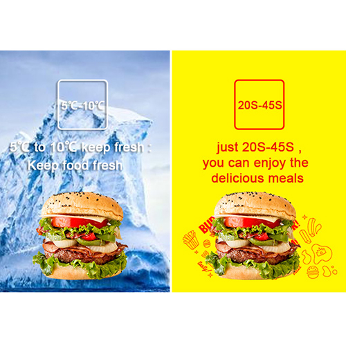 Pa-C5A Buy China Popular Intelligent Hamburger Vending Machine