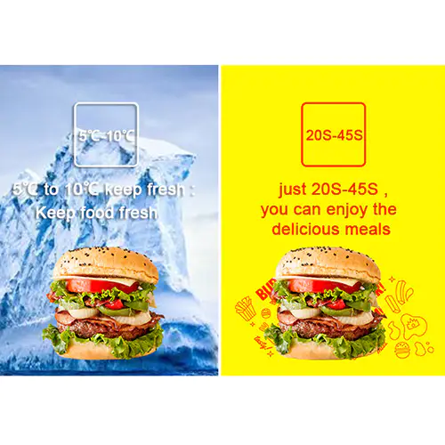 Pa-C5A Buy China Popular Intelligent Hamburger Vending Machine