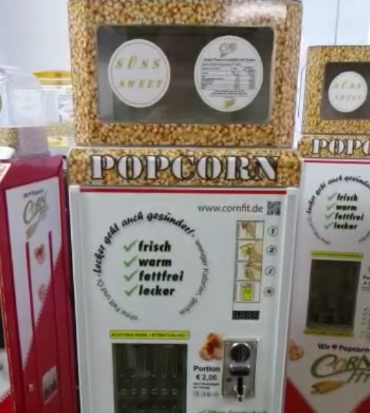 Cornfirm want to open China market  for  vending popcorn this project