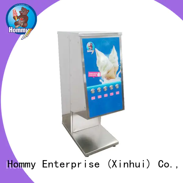 Hommy delicate appearance ice cream blender machine supplier for ice cream stands