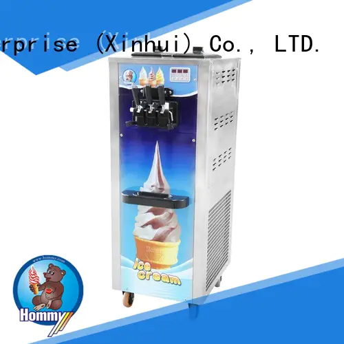 Hommy commercial soft ice cream mixer supplier for food shop