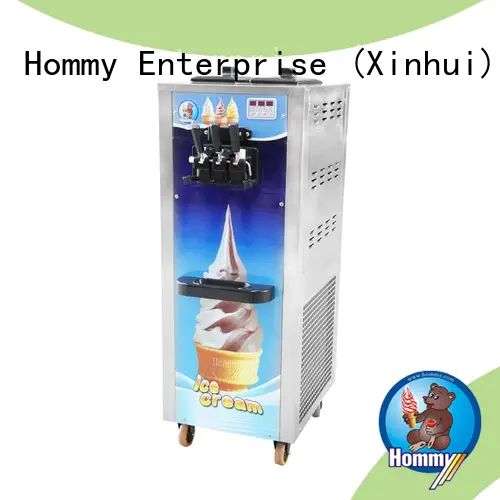 Hommy softy ice cream machine price manufacturer for supermarket