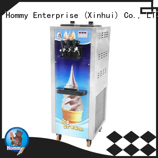 Hommy hm701 softy ice cream machine price solution for supermarket