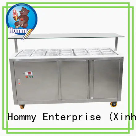China ice cream display case commercial wholesale for supermarket