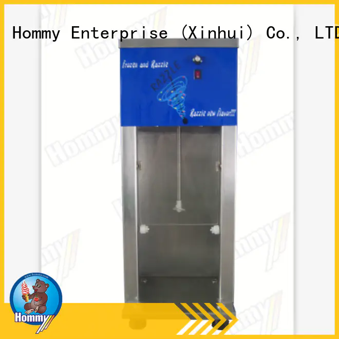 Hommy favorable price ice cream mixer machine factory for ice cream stands