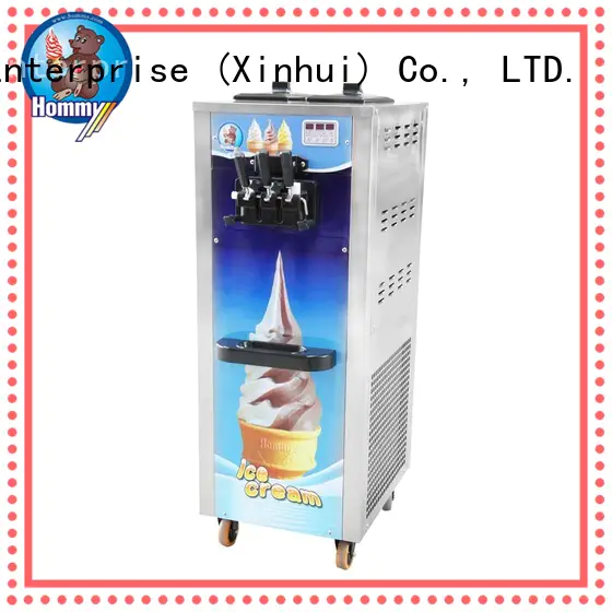 Hommy unrivaled quality soft serve ice cream machine solution for food shop