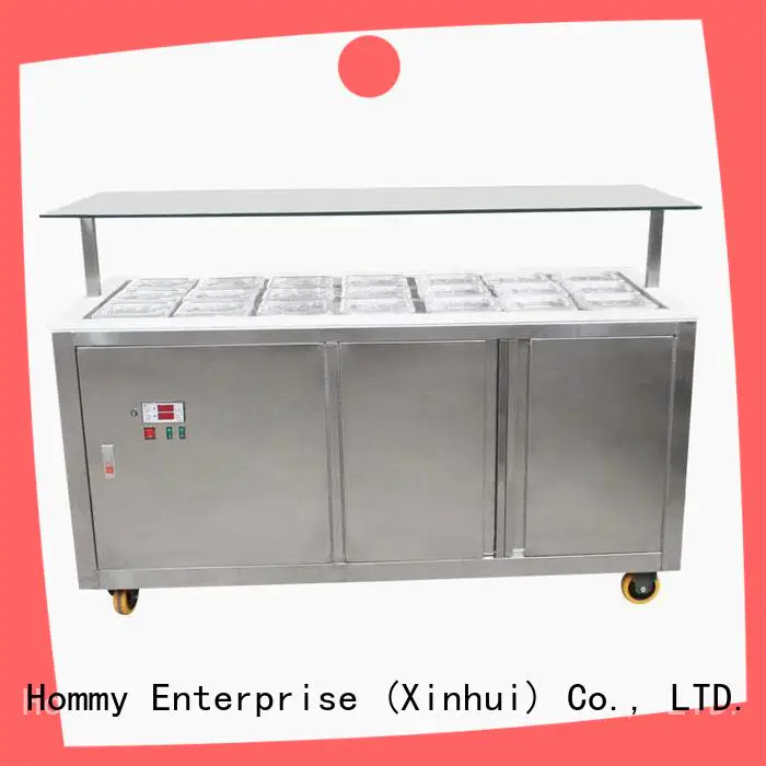 Hommy China popsicle freezer design for ice cream shop