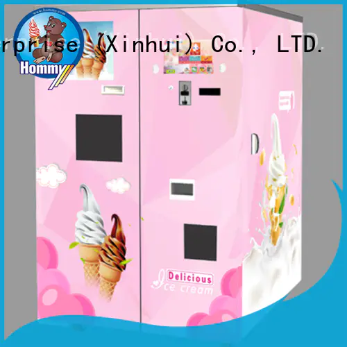 Hommy most popular ice cream vending machine manufacturer for beverage stores
