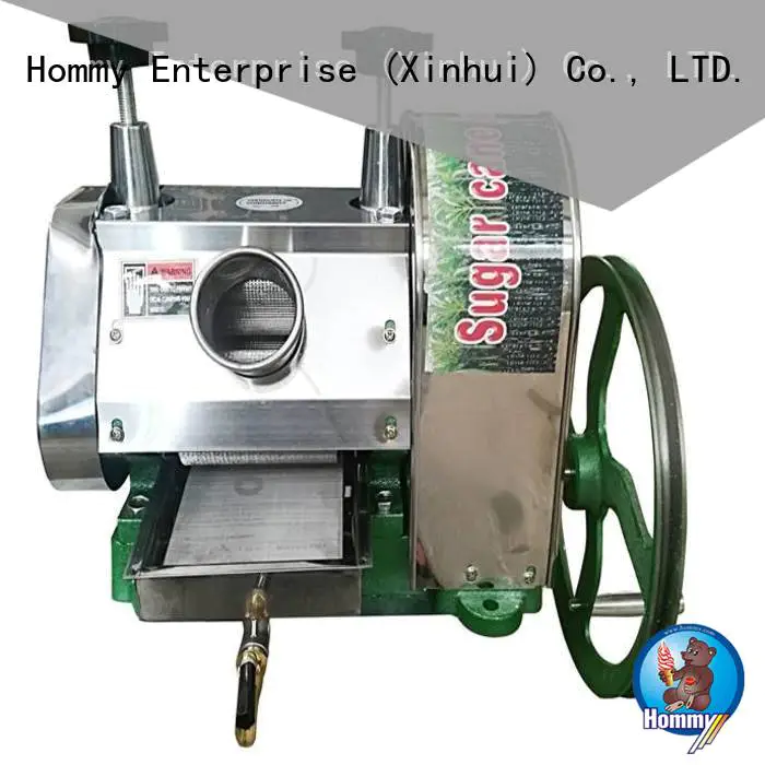 Hommy hygienic sugarcane extractor supplier for food shop