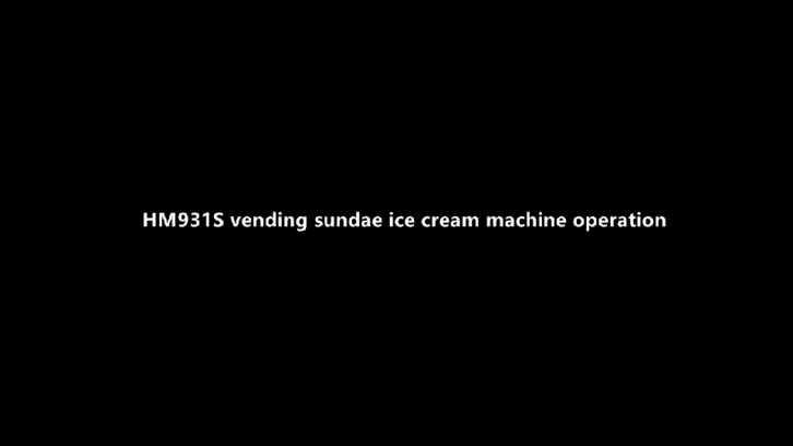 New product launch: HM931S vending Sundae ice cream machine