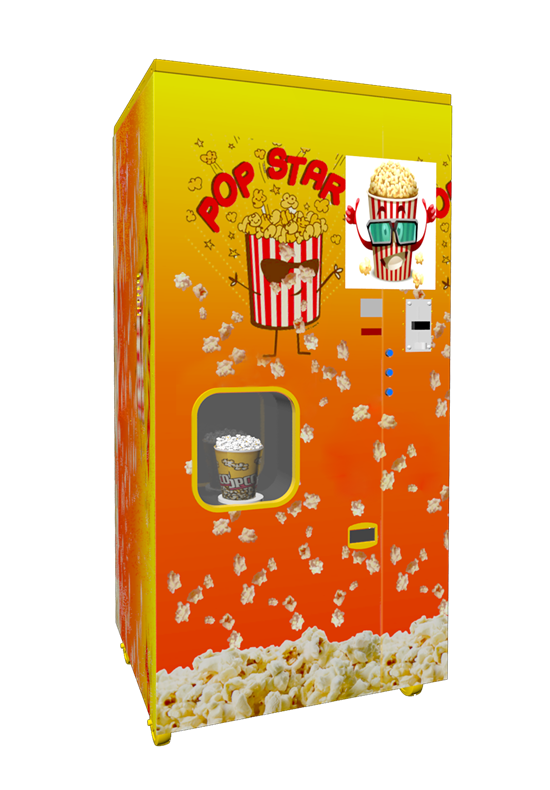 Multiple Payment Methods Popcorn Vending Machine For Sale