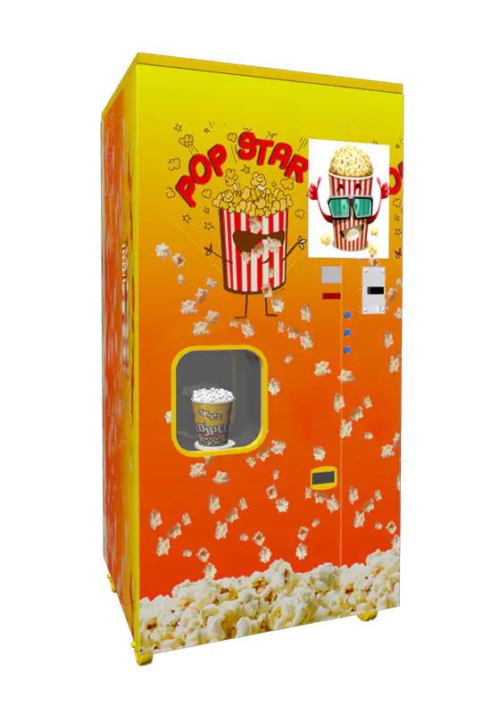 Multiple Payment Methods Popcorn Vending Machine For Sale