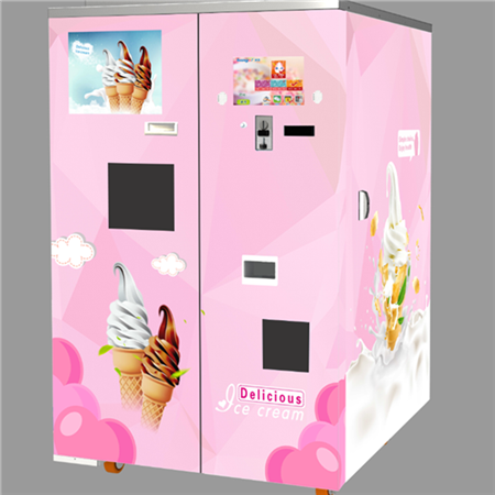 HM736  2 flavour+1mix  Vending ice cream machine