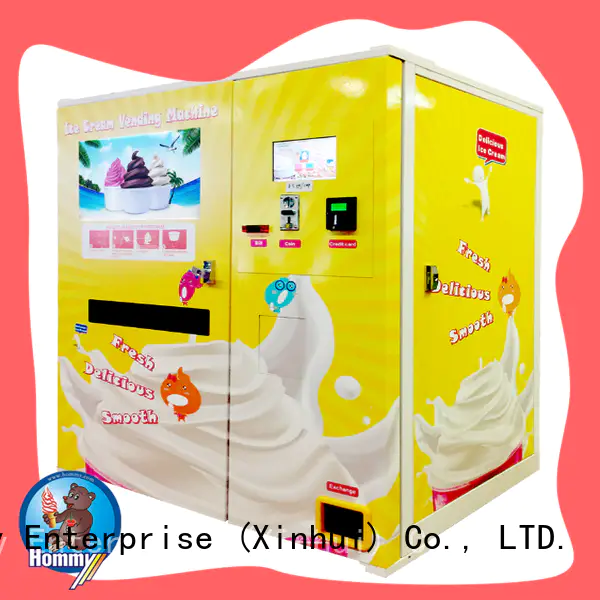 Hommy quality assurance ice cream vending machine wholesale for restaurants