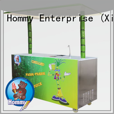 Hommy hygienic sugar cane juicer machine supplier for supermarket