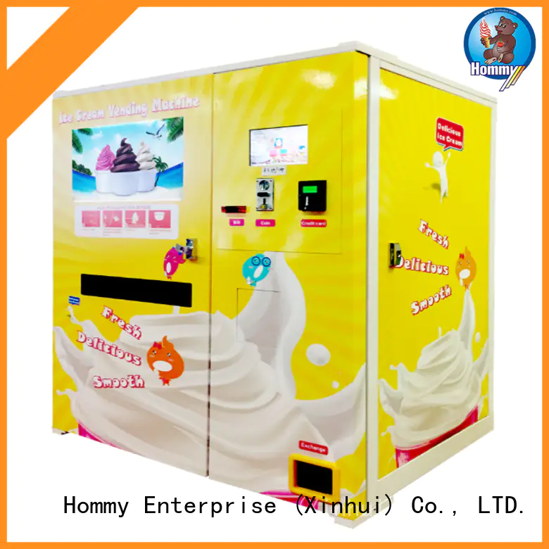 most popular icecream vending machine supplier for hotels