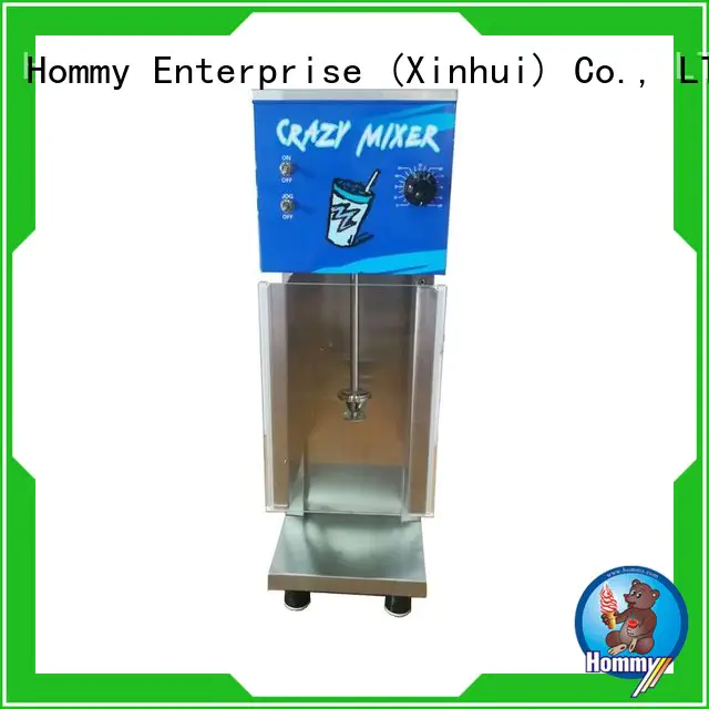Hommy favorable price ice cream mixer machine supplier for ice cream stands