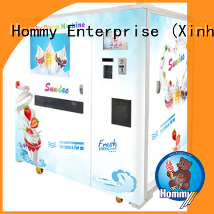 Hommy ice cream vending machine manufacturer for beverage stores
