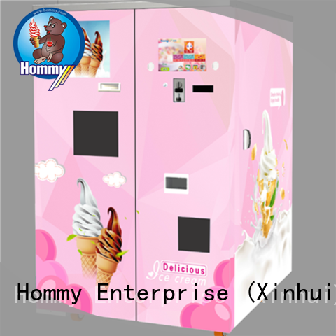 Hommy ice cream vending machine supplier for restaurants