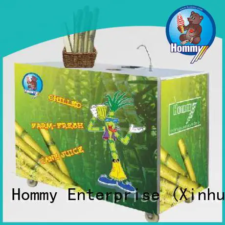 Hommy hygienic sugar cane juicer extractor manufacturer for snack bar