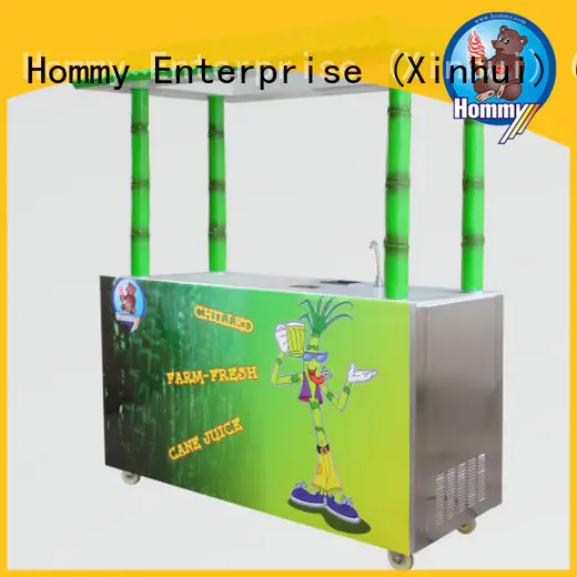 Hommy unreserved service sugarcan juice machine manufacturer for food shop