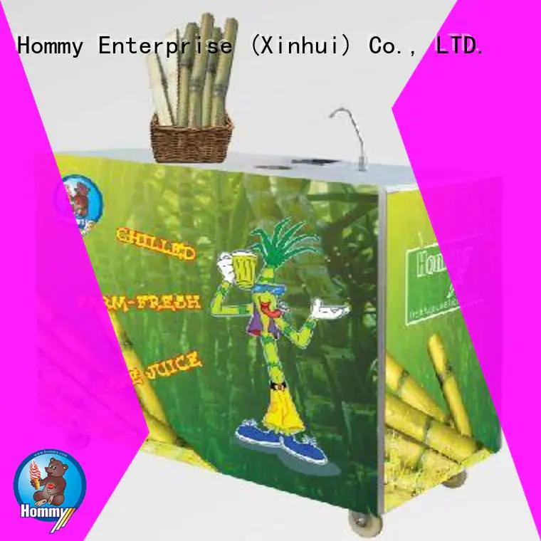 Hommy new sugarcane extractor manufacturer for snack bar