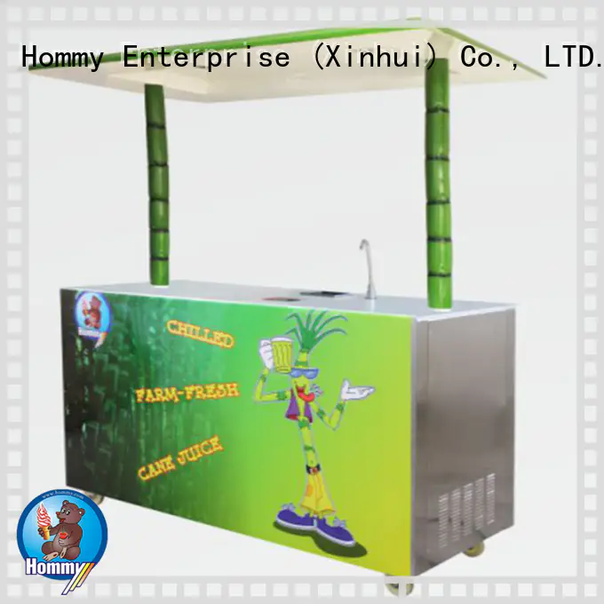 Hommy new sugarcane juice extractor wholesale for food shop