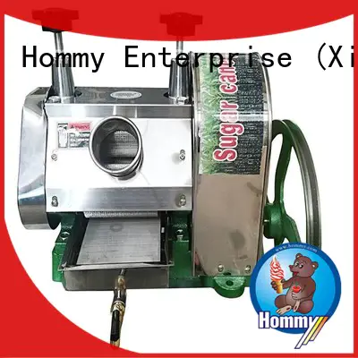 Hommy new sugarcane extractor solution for snack bar