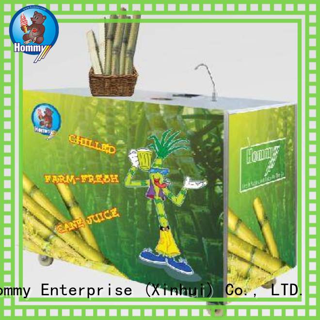 Hommy hygienic sugarcane juicer wholesale for snack bar