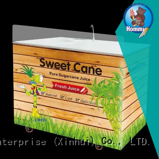 Hommy hygienic sugarcane juicer solution for supermarket