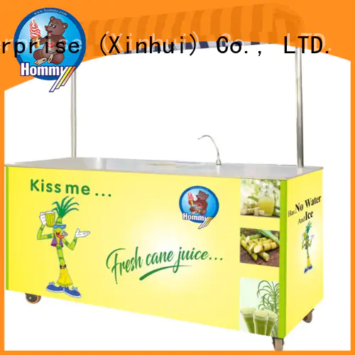 Hommy professional sugarcan juice machine solution for food shop