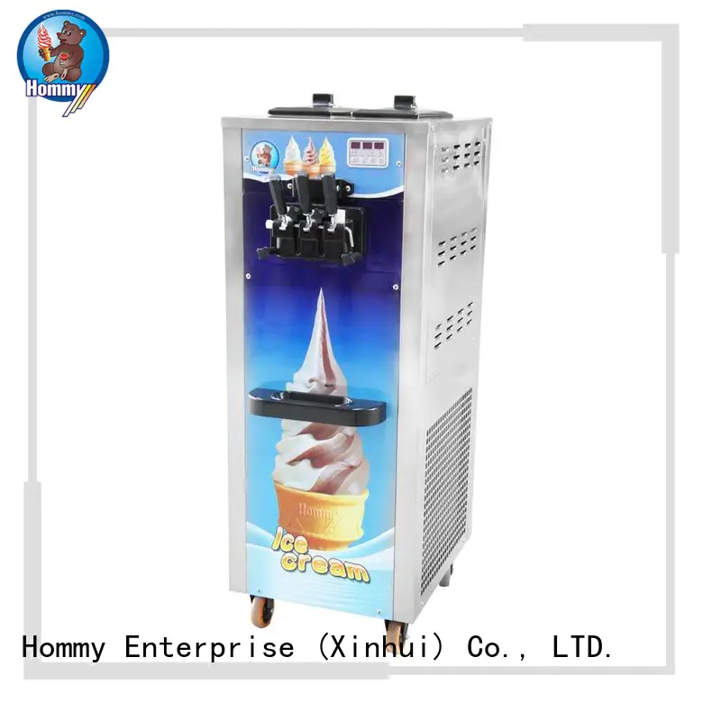 Hommy unreserved service soft serve ice cream machine wholesale for food shop