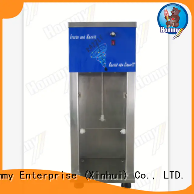 Hommy delicate appearance ice cream blender machine supplier for convenient stores